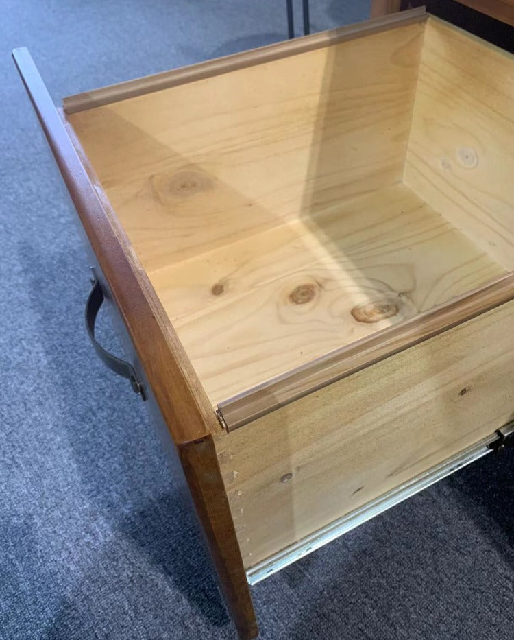 American Rustic Executive Desk with Filing Cabinet Sleves