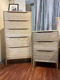 NZ Made Havelock Ash 3 Drawer Bedside