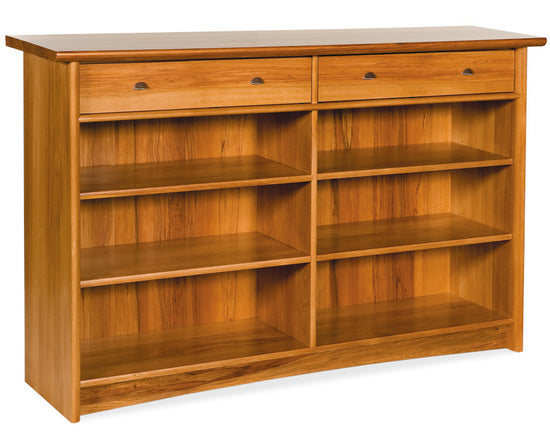 NZ Native RIMU Bookcase-Display with Drawer 1600*1030 Verso