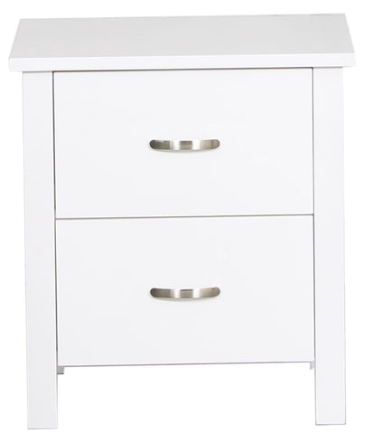 Patty White Bedside Table