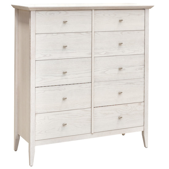 NZ Made Aria Ash 10 Drawer Twin Chest