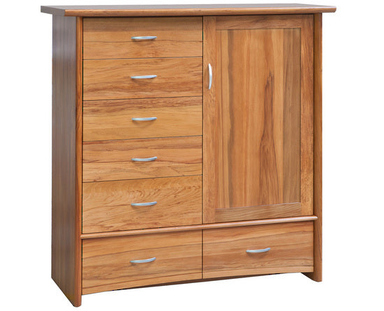 NZ Native RIMU 7-Drawer & 1 Door Verso 1200mm