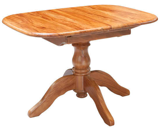 NZ Native Rimu Brunswick Single Pedestal Dining Table 1200L