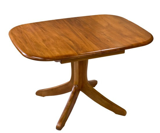 NZ Native RIMU Single Pedestal Extension Table Verso 1200mm