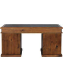 American Rustic Executive Desk with Filing Cabinet Sleves