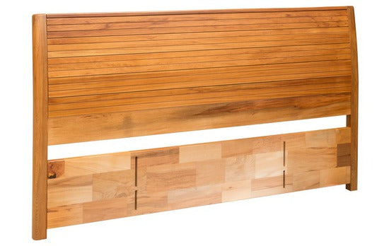 NZ Made RIMU Solaris Timber Slatted Panel Headboard