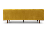 Velvet Sofa 3 Seater - Golden / Green