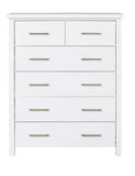 White Tallboy White Chest Drawer 6-Dr Maz