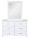 White Dresser with Mirror Maz Dressing Table