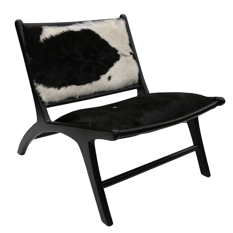 London Goat Skin Cowhide Chair