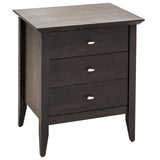 NZ Made Aria Ash 3 Drawers Bedside