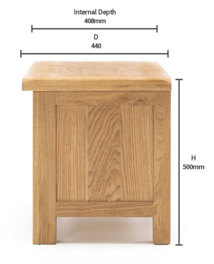 Narrow TV Unit Small TV Stand Sailsbury Oak 900mm