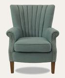 Shell Duck Egg Blue Arm Chair