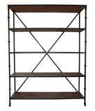 Industrial Style Bookshelf Heston Large Wall Shelf