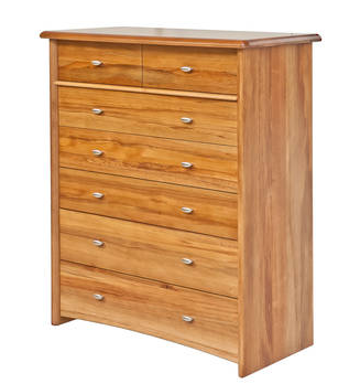 NZ Native RIMU 7-Drawer Tallboy Verso 1015mm