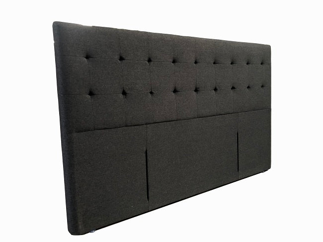 Boston Dark Upholstery Queen Headboard S/KS/D/Q/K/SK