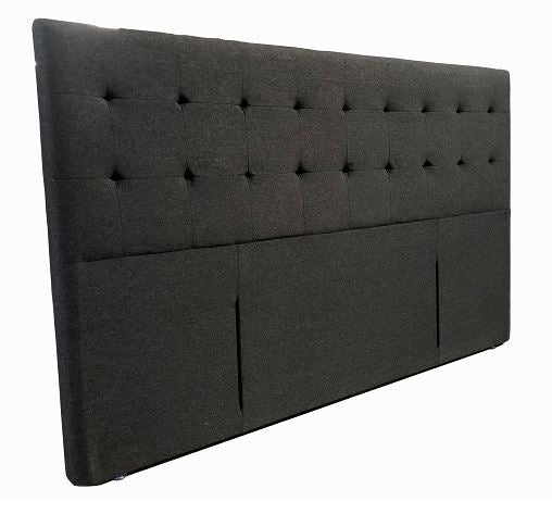 Boston Dark Upholstery Queen Headboard S/KS/D/Q/K/SK