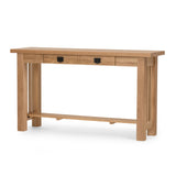 Oakland Oak Console Table / Hall Table 1400mm