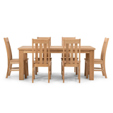 Oakland Oak Dining Table Nature Oak 4 sizes