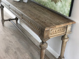 Large Hall Table Console Table Solid Oak