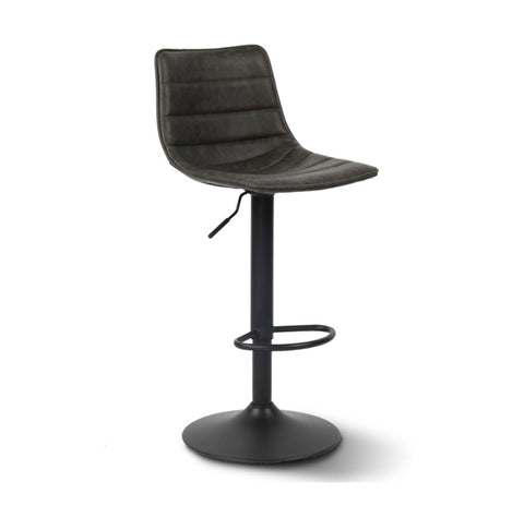 Chicago Bar Stool Charcoal/Black