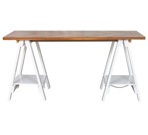 Trestle Desk [Two-Tone]