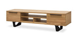 TV Unit New York Industry Style Oak TV Cabinet 1800mm