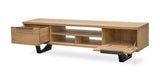 TV Unit New York Industry Style Oak TV Cabinet 1800mm