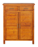 Shoe Cabinet Pine Honey/Black