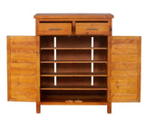 Shoe Cabinet Pine Honey/Black